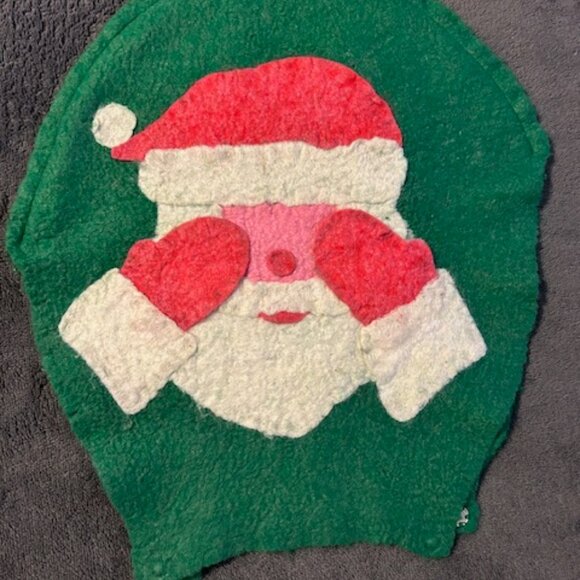 Vintage Christmas Santa Toilet Seat Cover - Picture 2 of 5